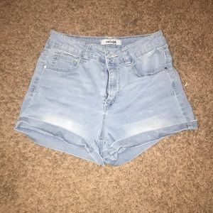 High waisted shorts